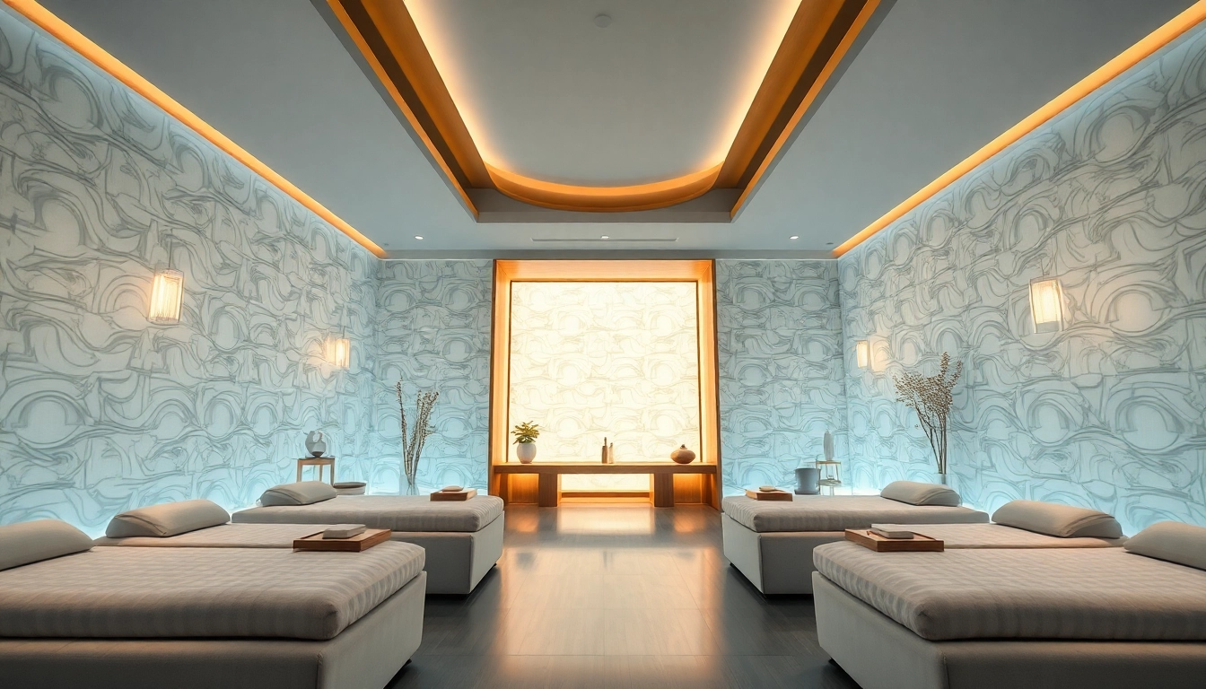 静かな雰囲気とエレガントな装飾を備えた京都のソープランドの豪華な内装。