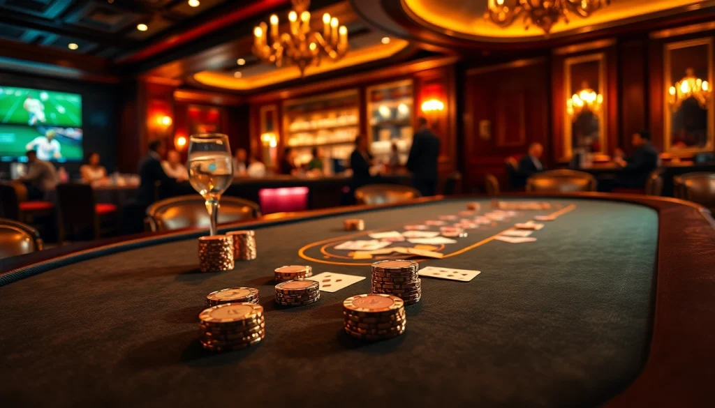 Experience high-stakes poker at luongsontv60com with lavish chips and an inviting atmosphere.