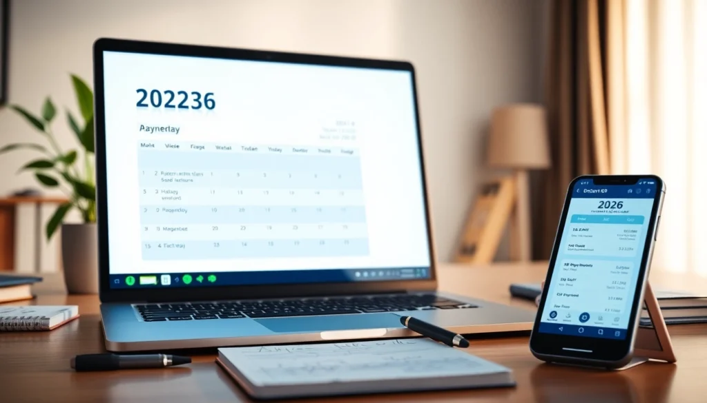 Detran GO 2026 IPVA calendar interface shown on a laptop in a professional office