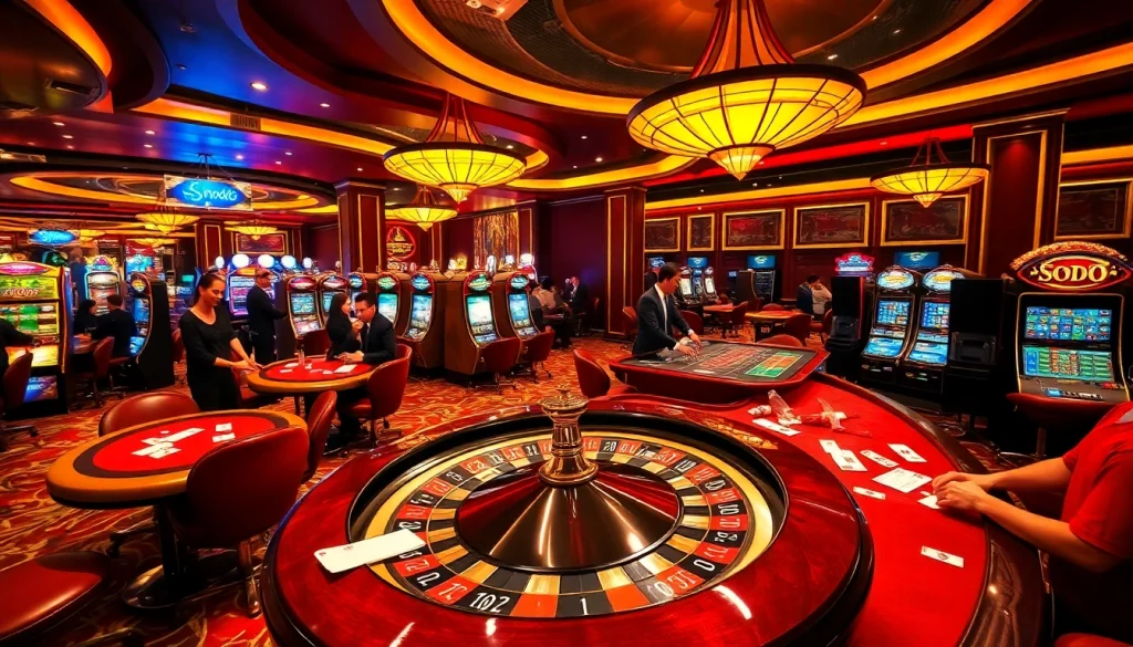 SODO Casino offers a thrilling poker experience with engaging players at lavish tables.