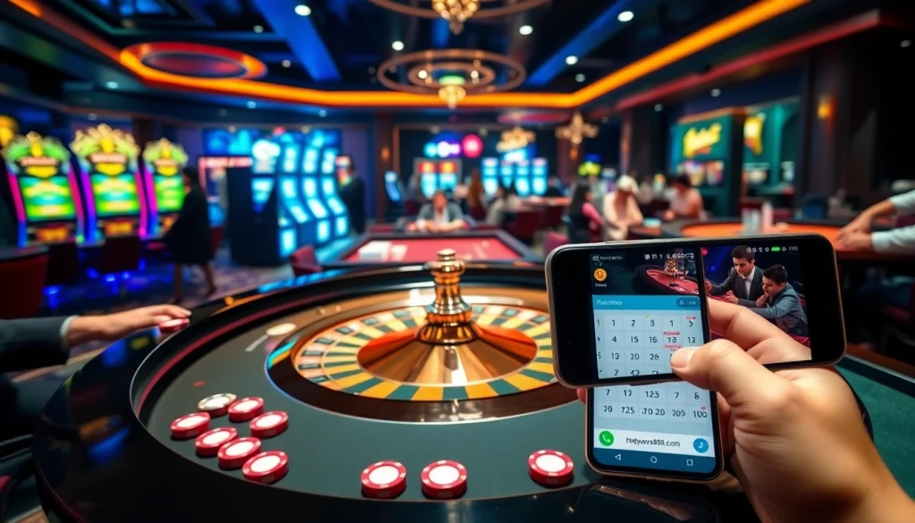 NOVA88 online casino experience showcasing live games and immersive gambling activities with luxury ambiance.
