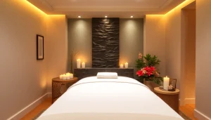 평화로운 스파에서 편안한 스웨디시 마사지 경험을 즐기세요.