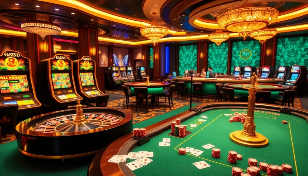 Experience the thrill of winning at MM88's premium casino with vibrant tables and games.