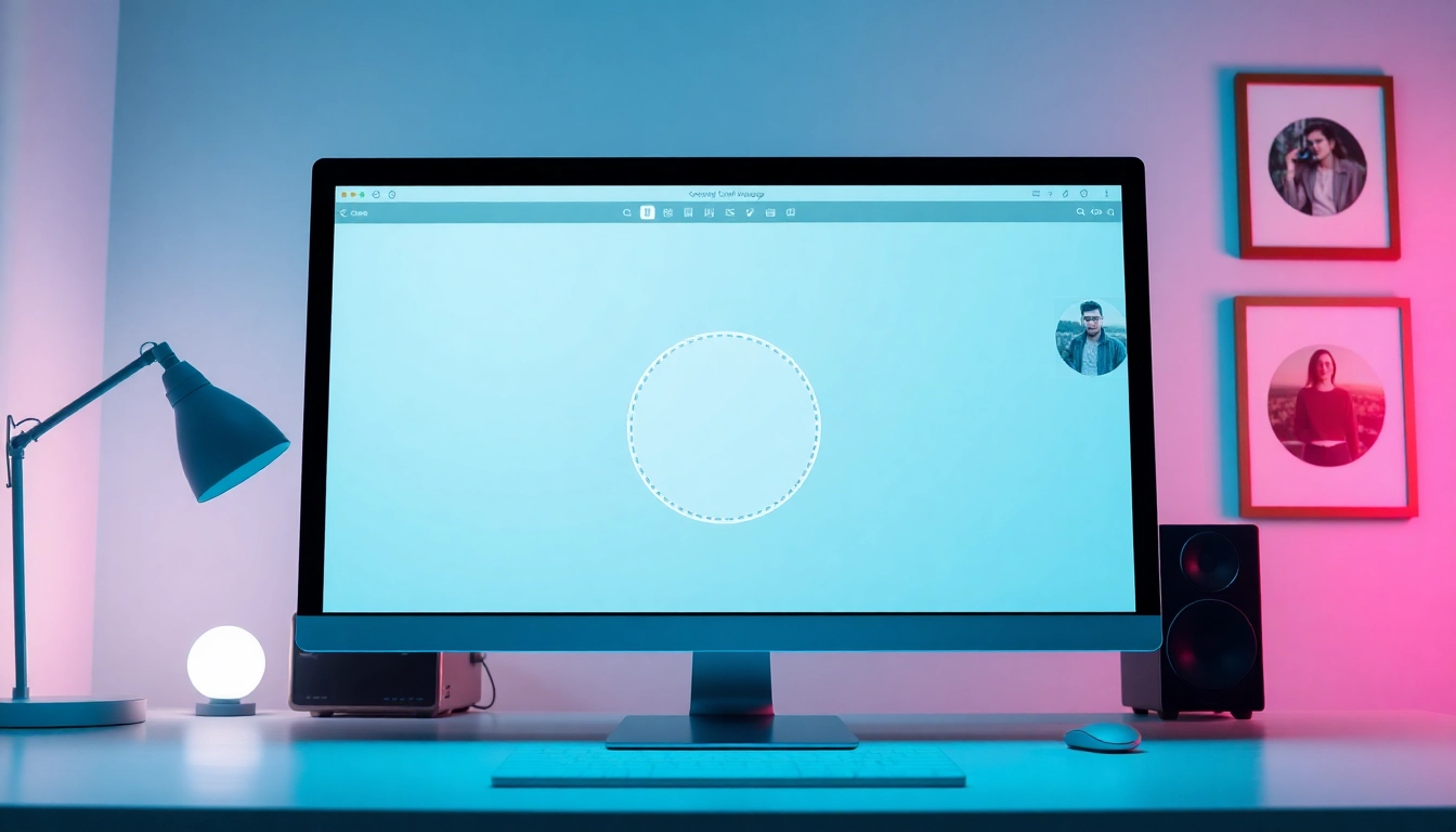 Circle image cropping tool interface showcasing user-friendly features for perfect round crops.