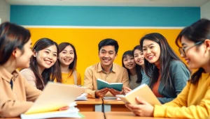 熱心な生徒と活気ある講師がいる魅力的な教室での QQEnglish カランメソッド 評判